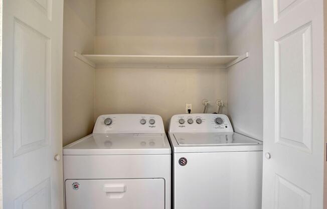 In Home Washer and Dryers at Sunset Hills, Henderson, Nevada