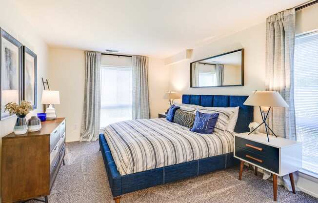 Carpeted Bedroom at Westwinds Apartments, Annapolis, MD