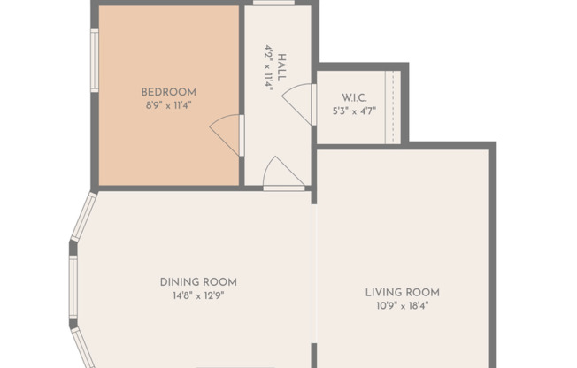 2 beds, 1 bath, 901 sqft, $1,225, Unit 307-42