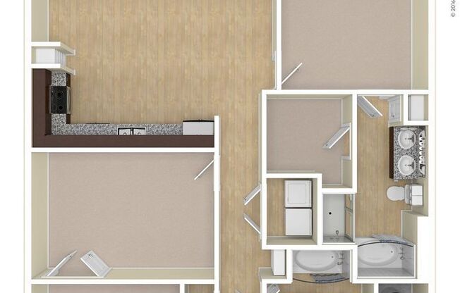 1 bed, 1 bath, 800 sqft, $402
