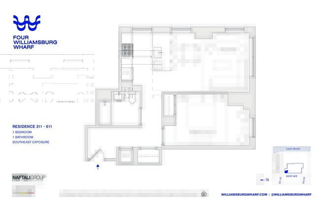 1 bed, 1 bath, $5,057, Unit 511