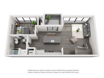 2 beds, 2 baths, 1,230 sqft, $2,631