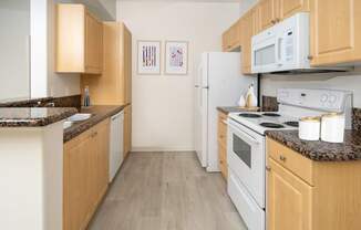 FountainGlen Grand Isle Apartment Kitchen