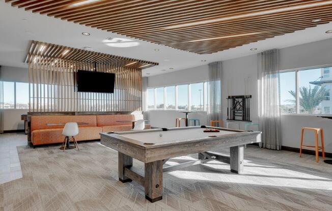 The Flats At Santan pool table