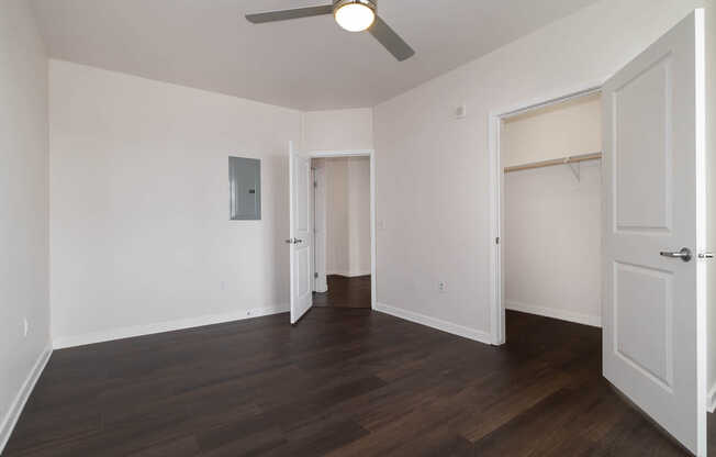 Bedroom with Hard Surface Flooring