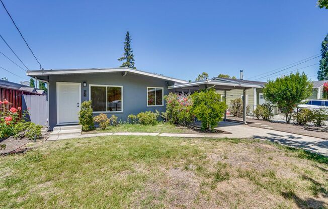 Charming updated 3 bedroom, 1 bathroom home in Menlo Park