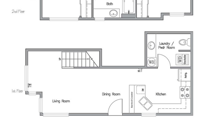 2 beds, 1.5 baths, 879 sqft, $1,900, Unit 10