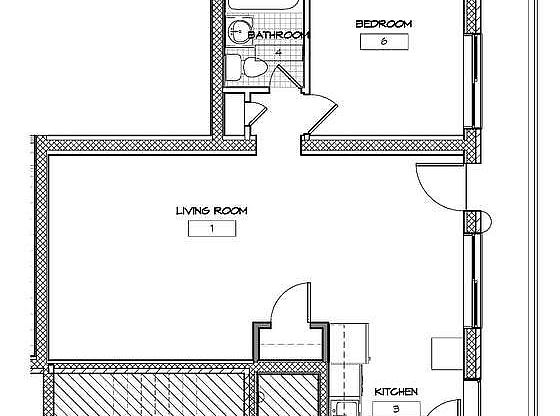 One Bedroom Floor Plan