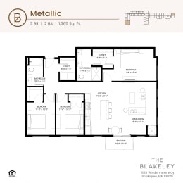 3 beds, 2 baths, 1,270 sqft, $2,695