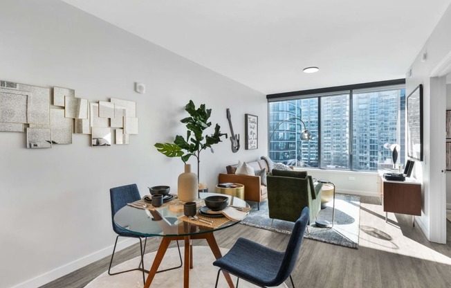 Dining table and chair at 903 Peachtree, Atlanta, Georgia