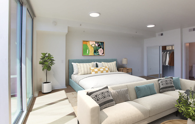 Living Room with Hard Surface Flooring