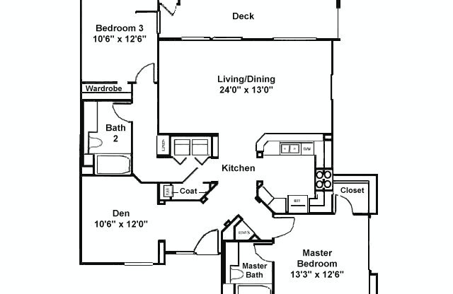 2 beds, 2 baths, 1,381 sqft, $3,011, Unit 1236