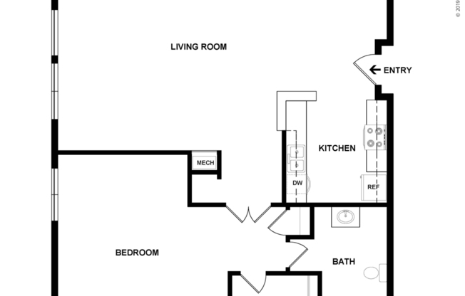 1 bed, 1 bath, 785 sqft, $1,978