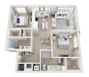 2 beds, 2 baths, 1,045 sqft, $3,276