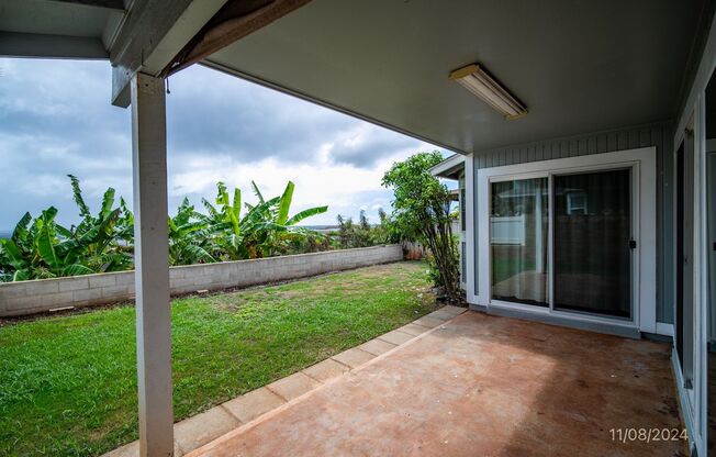 3BR/2BA Single Family Home in Royal Kunia w/Coastline Views