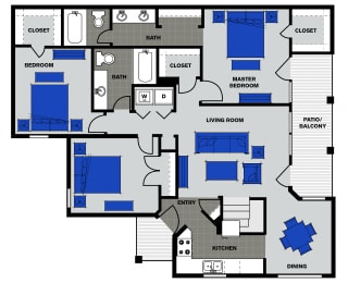 3 beds, 2 baths, 1,370 sqft, $1,961