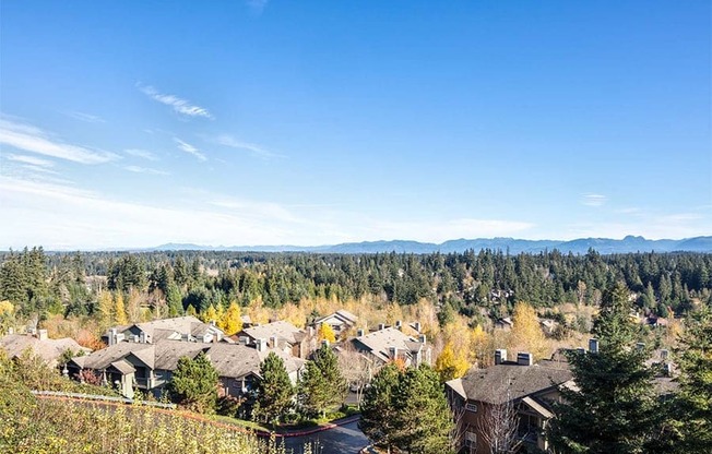 Issaquah Highlands apartments in Sammamish - Boulder Creek Nature trails and majestic mountain views