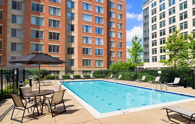 Large Swimming Pool With Expansive Sun Deck