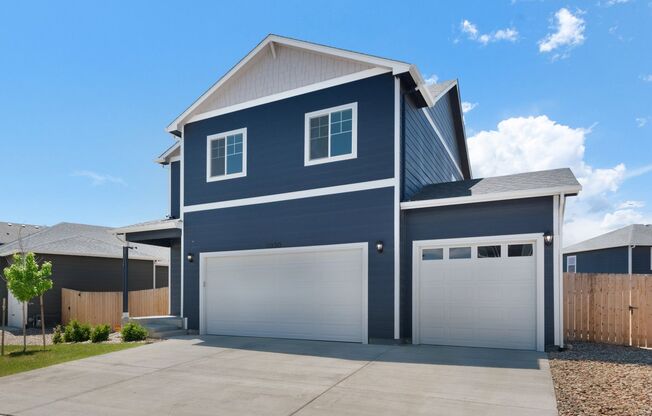 2story home with 4bdrm and 3 car attach garage