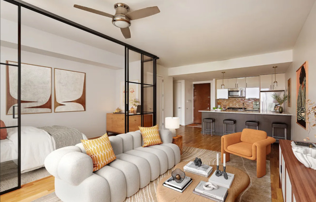 1 bed, 1 bath, 636 sqft, $3,000, Unit 6O