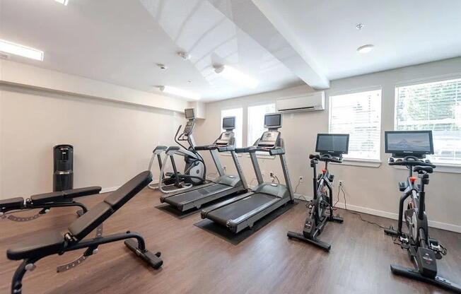 192nd West Lofts Fitness Center with Cardio Machines