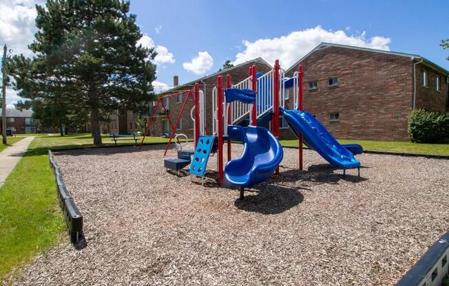 apartment community playground in Warren