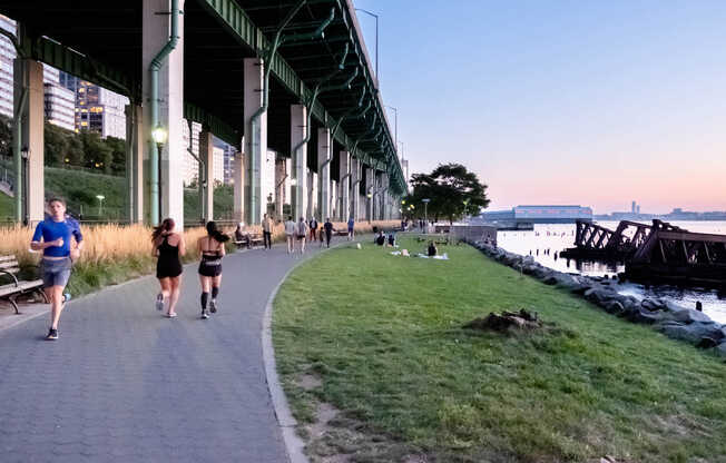 Stay active and fit at Riverside Park South.