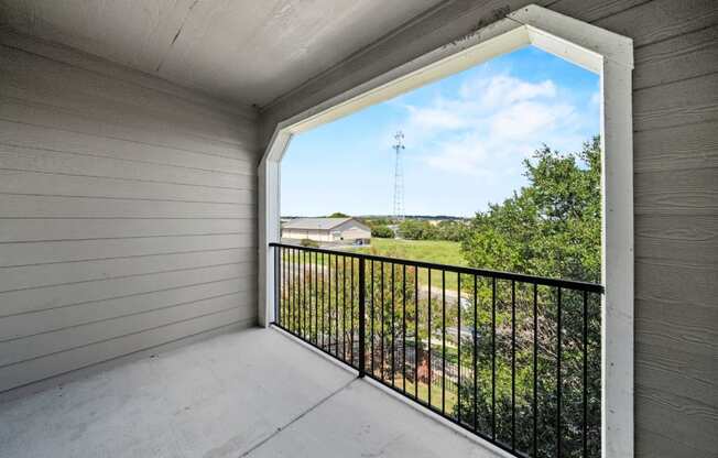 APARTMENT BALCONY WITH A VIEW