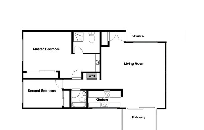 2 beds, 2 baths, 1,000 sqft, $3,292, Unit 111