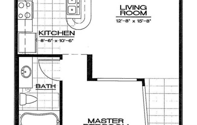 1 bed, 1 bath, 661 sqft, $1,514