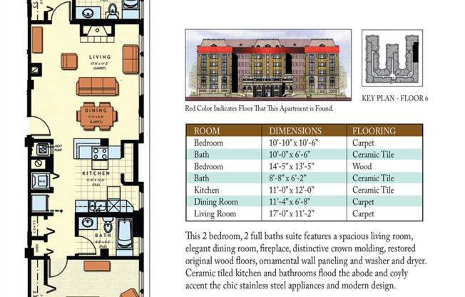 2 beds, 2 baths, 1,541 sqft, $2,375