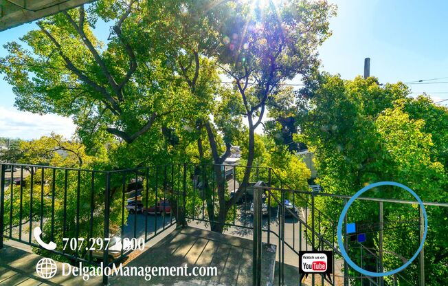 Benicia! Large two bedroom, one bath available now