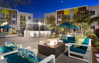 Outdoor Courtyard  at Rivue, Chula Vista, California