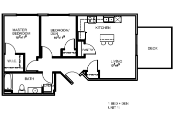 1 bed, 1 bath, 757 sqft, $2,272