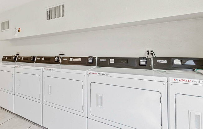 Enjoy the ease of on-site laundry in our modern facility, designed to save you time.