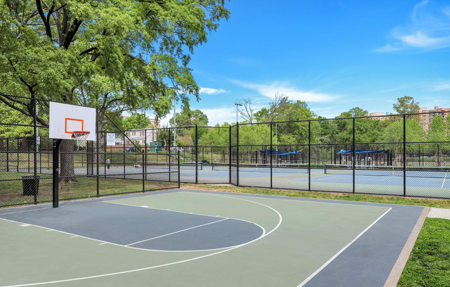 the preserve at ballantyne commons community basketball court