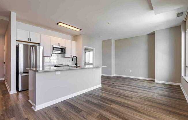 NoBe Market Apartments in North Bethesda, Maryland Loft Kitchen and Living Room