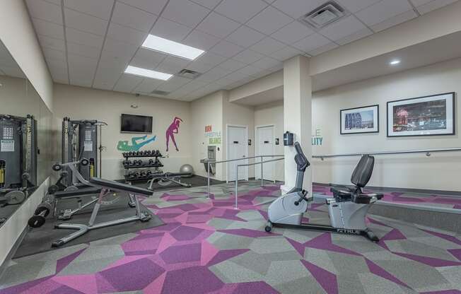 Gym1 at Monmouth Row Apartments, Newport, 41071