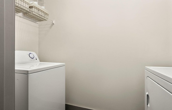 Upgraded Modern Gray Finish Home - Laundry Room