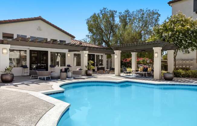 Swimming Pool And Sundeck at Lasselle Place, California, 92551