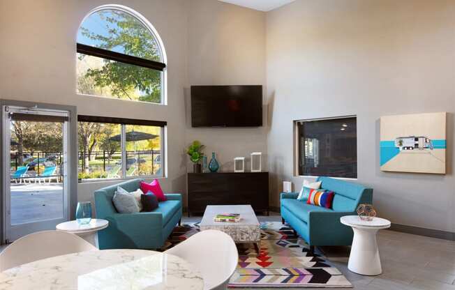The Grove Apartments Clubhouse Seating Area