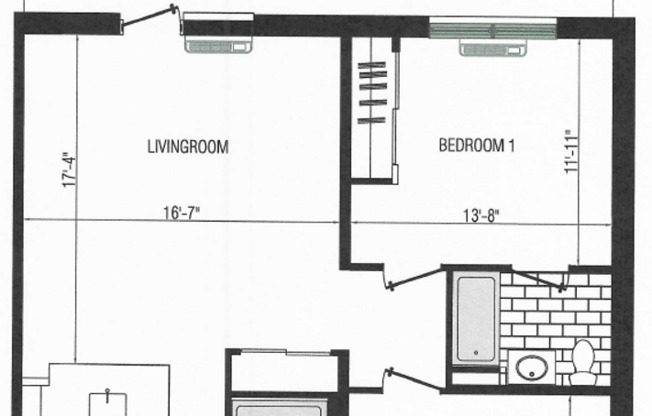 2 beds, 2 baths, 966 sqft, $3,500, Unit 308