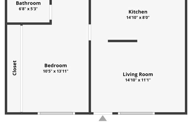 1 bed, 1 bath, 520 sqft, $1,149, Unit 21