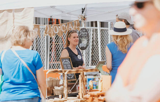 People at the Market at Kesler Apartments in Downtown Fargo, Fargo 58102