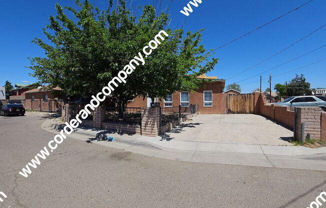 Available Now! Conveniently Located 3 Bedroom, 2 Bathroom and 1,400 Sq Ft. Home in the Heart of Albuquerque.