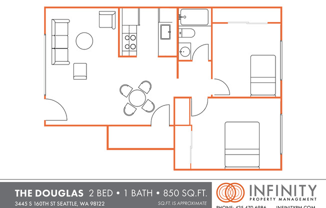 2 beds, 1 bath, 850 sqft, $1,750, Unit Unit 20