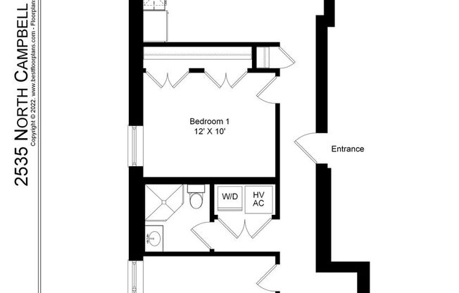 2 beds, 1 bath, 922 sqft, $2,795, Unit 2535-3