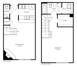 1 bed, 1 bath, 894 sqft, $1,588
