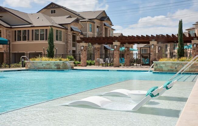 Poolside Sundeck at Seville at Clay Crossing, Katy