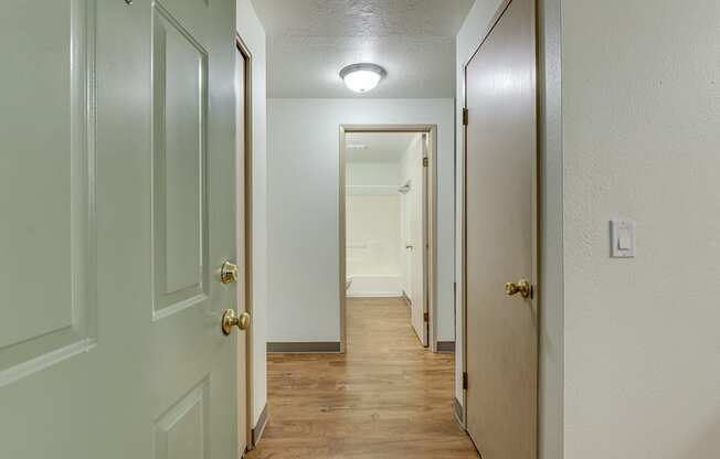 Hallway to living area